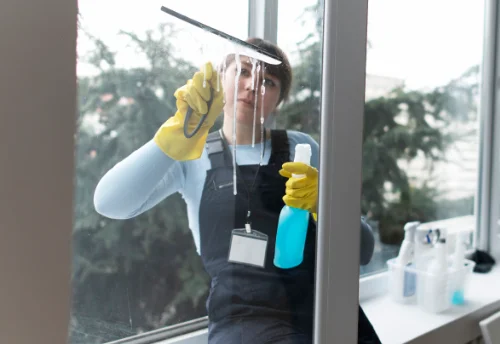 Nettoyage de vitres intérieures et extérieures à Saint-Hernin